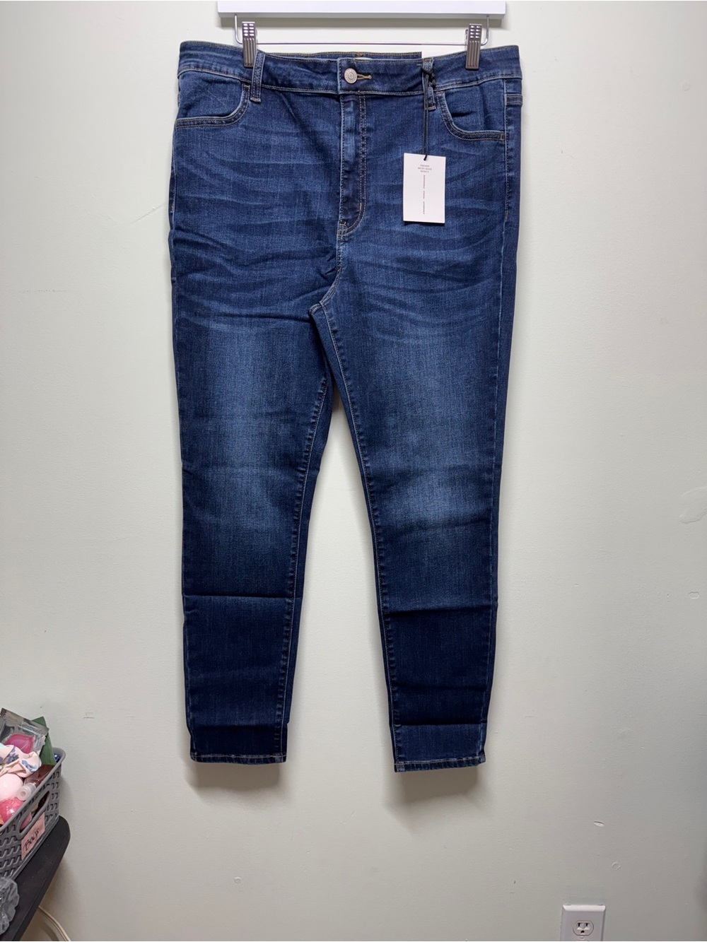 Zenana Outfitters Dark Blue Skinny Jeans